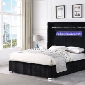 2215 BLACK QUEEN BED