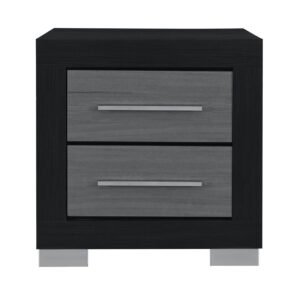 EMMA BLACK/GREY NIGHTSTAND