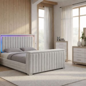 ELIAS/EMMA TV FB NATURAL KING BED GROUP