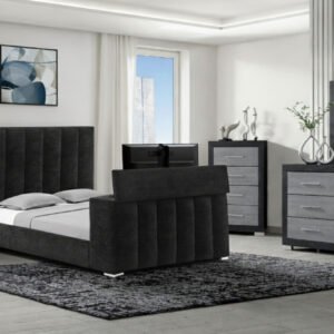 SERENITY/EMMA ONYX QUEEN BED GROUP