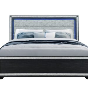 SOLEIL CHARCOAL KING BED