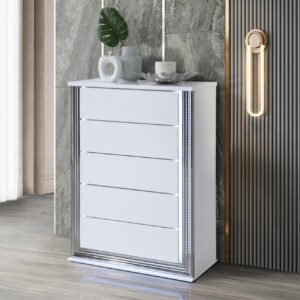 YLIME SMOOTH WHITE CHEST WITH LED
